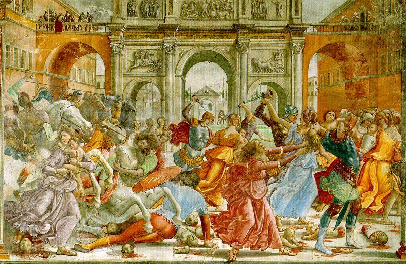 Domenico Ghirlandaio Slaughter of the Innocents   qqq china oil painting image